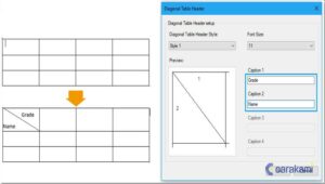 Cara Membuat Menambahkan Garis Diagonal Di Sel Excel