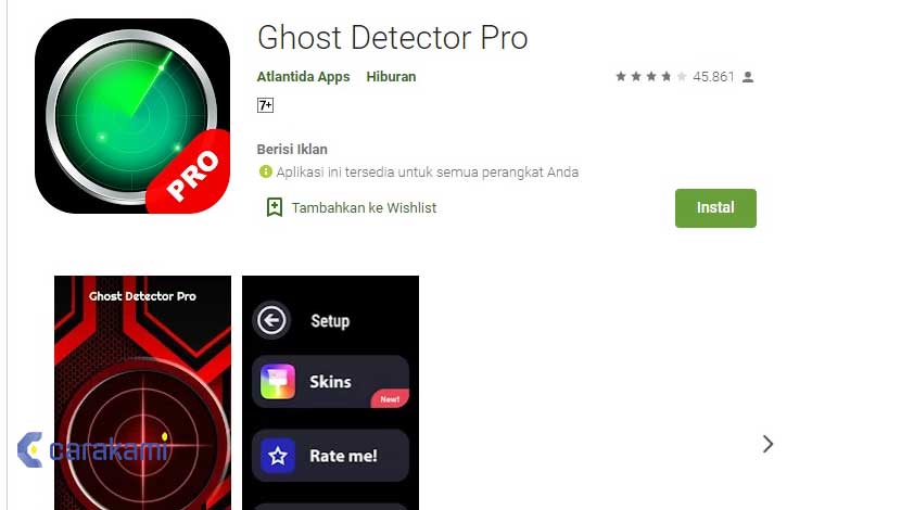 Alat Pencari Hantu Ghost Detector Pro Apk
