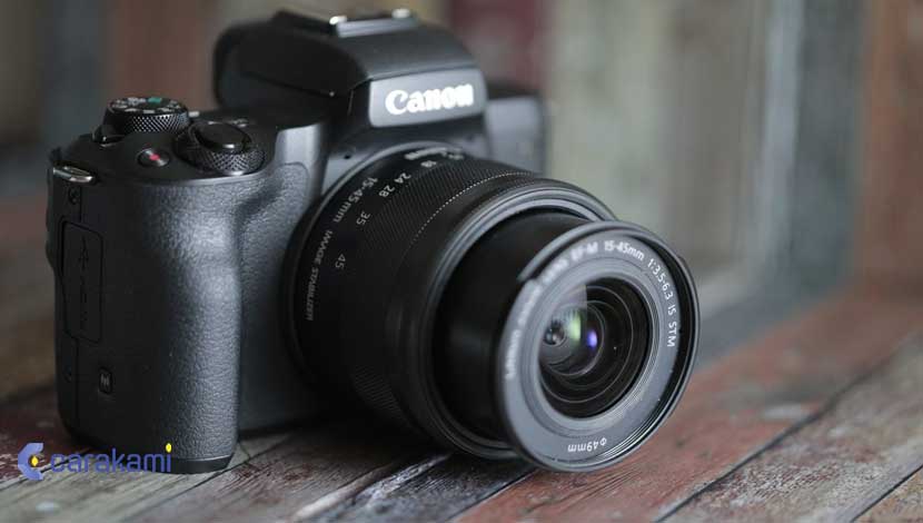 kamera 4k Canon EOS M50