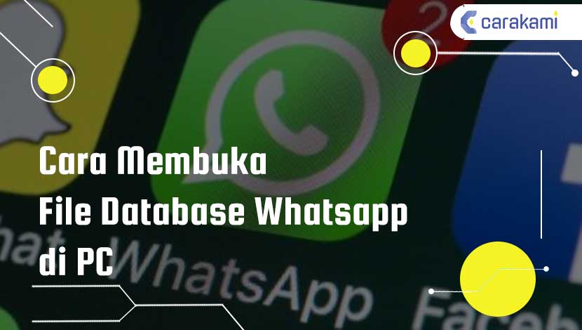 Cara Membuka File Database Whatsapp di PC