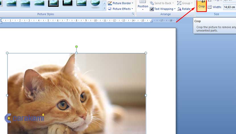 Cara Memotong Gambar Microsoft Word