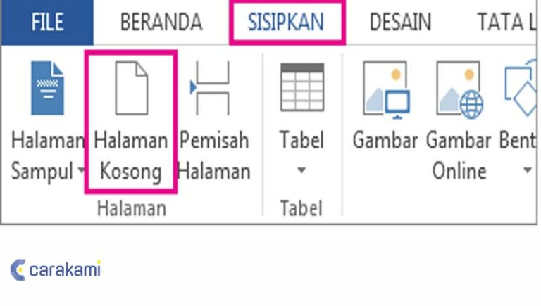 Cara Menambahkan Halaman Baru Di Word