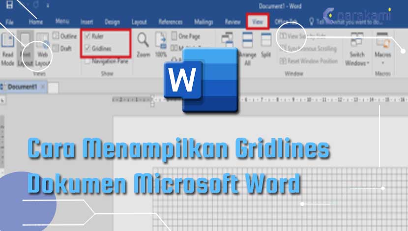 Cara Menampilkan Gridlines Dokumen Microsoft Word
