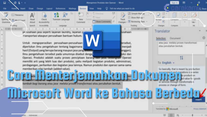 Cara Menterjemahkan Dokumen Microsoft Word ke Bahasa Berbeda