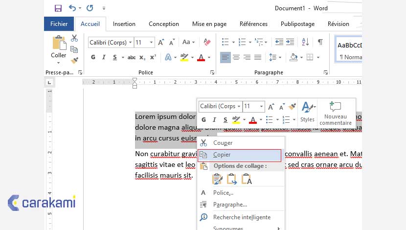 Cara Menyalin Dan menempel Teks tanpa Format Microsoft Word