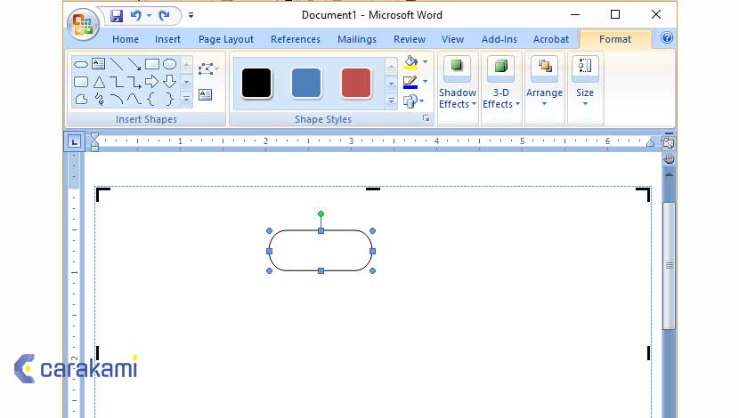 Cara Membuat Flowchart (Bagan Alir) Microsoft Word