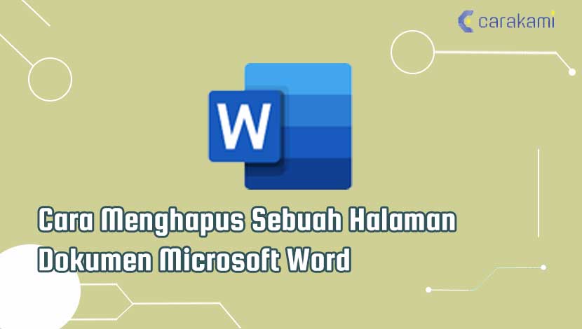 Cara Menghapus Sebuah Halaman Dokumen Microsoft Word