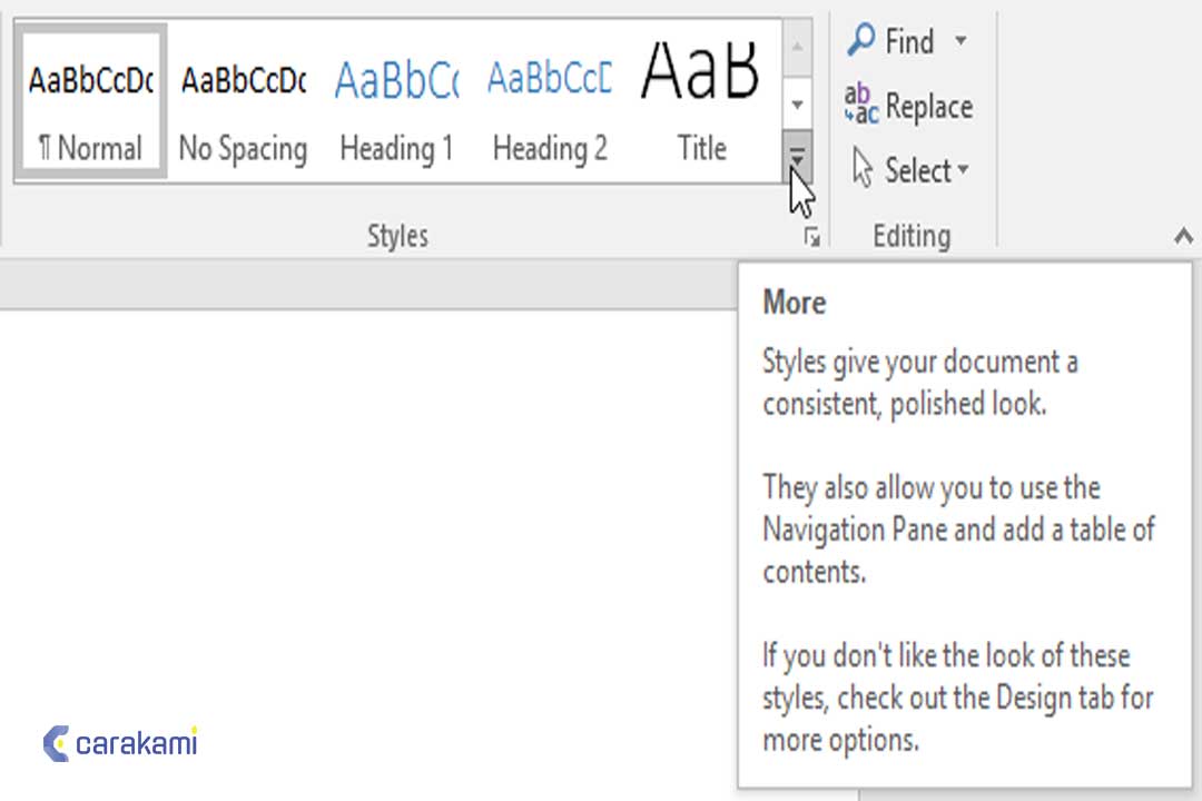 Cara Memformat Teks Dengan Fitur Styles Microsoft Word