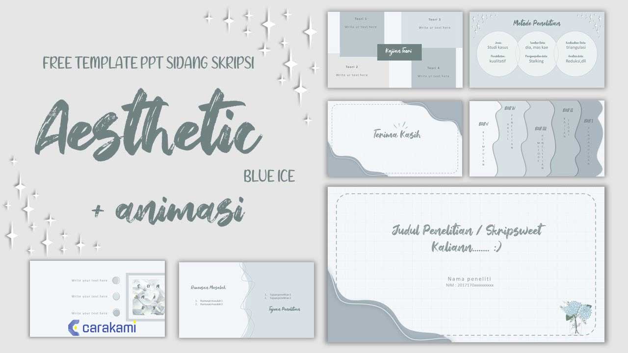 Download Template PPT Aesthetic 