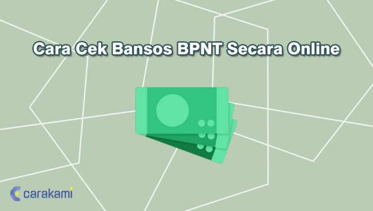 Cara Cek Bansos Bpnt Secara Online Terbaru