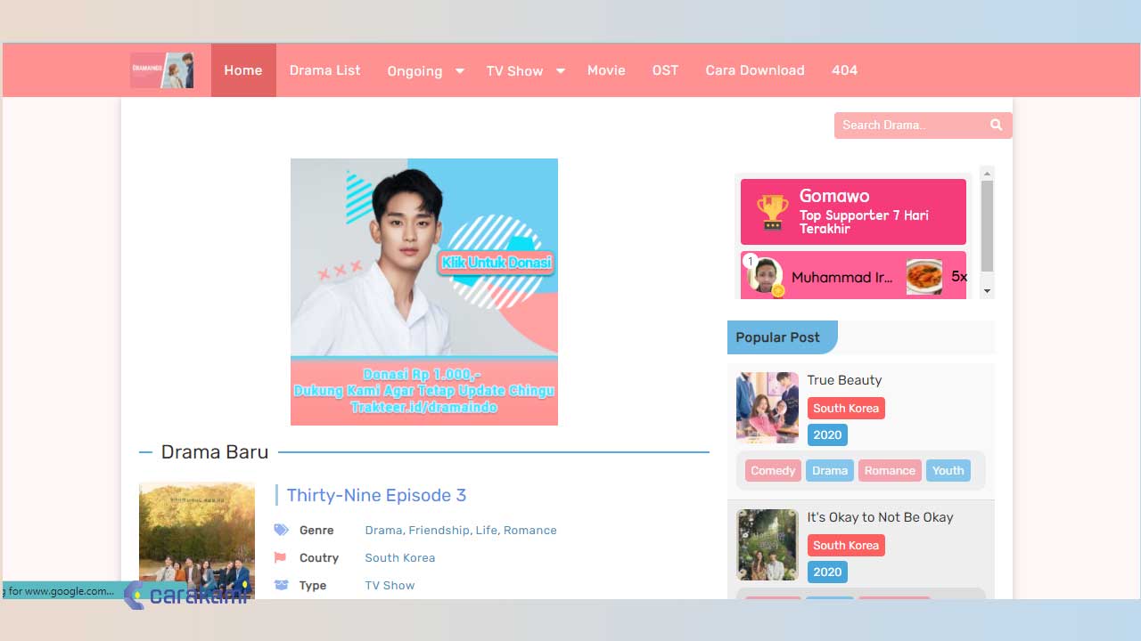 situs download drama Korea jadul dan terbaru