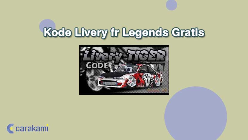 Kode Livery fr Legends Gratis