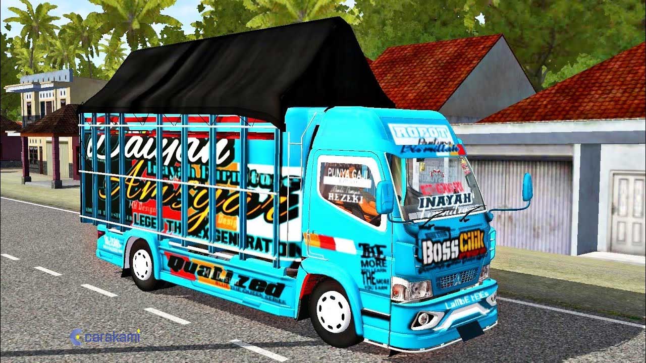 download Mod Bussid Truck Canter, Hino, Fuso
