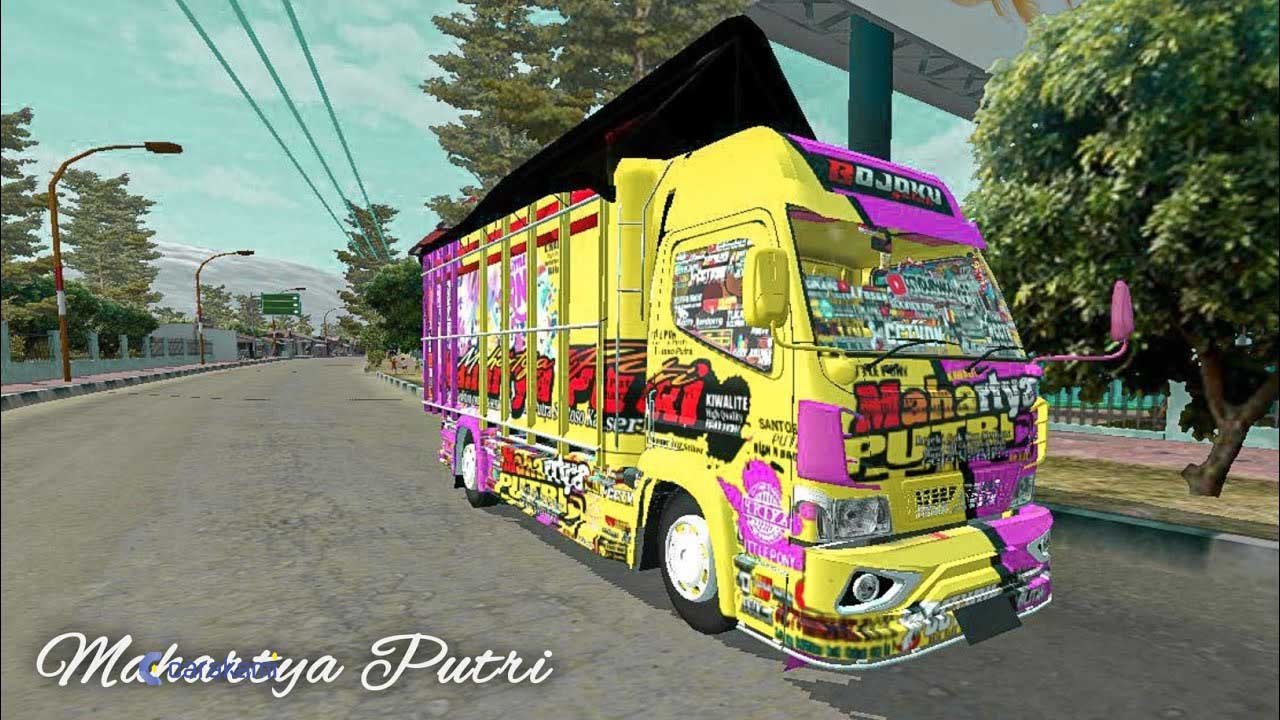 download Mod Bussid Truck Canter, Hino, Fuso