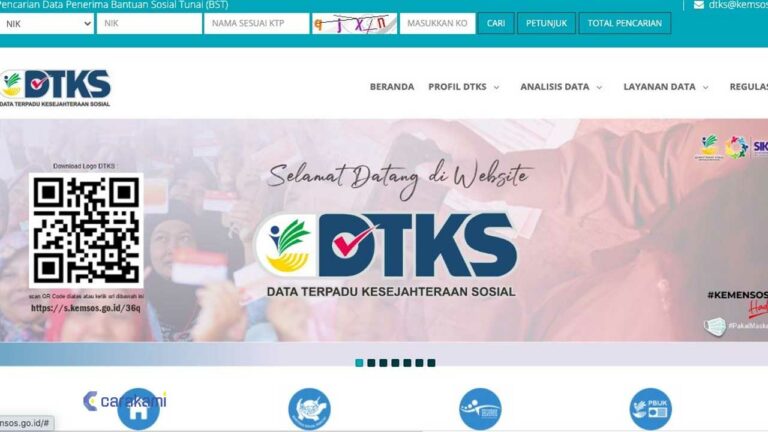 Cara Cek Dan Daftar DTKS Online Lewat HP Di Kemensos.Go.Id Terbaru