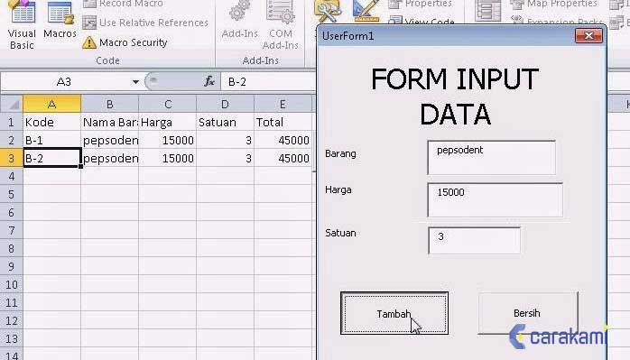 Cara Input data di Excel dengan cepat