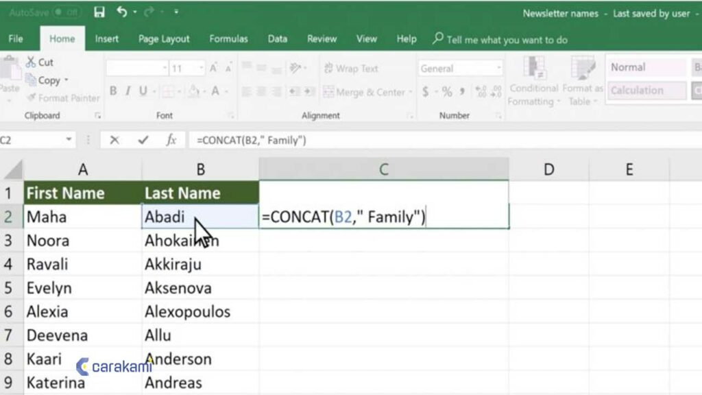 Menggabungkan Dua Atau Lebih Kolom Di Excel Tanpa Kehilangan Data Hot Sex Picture 3384