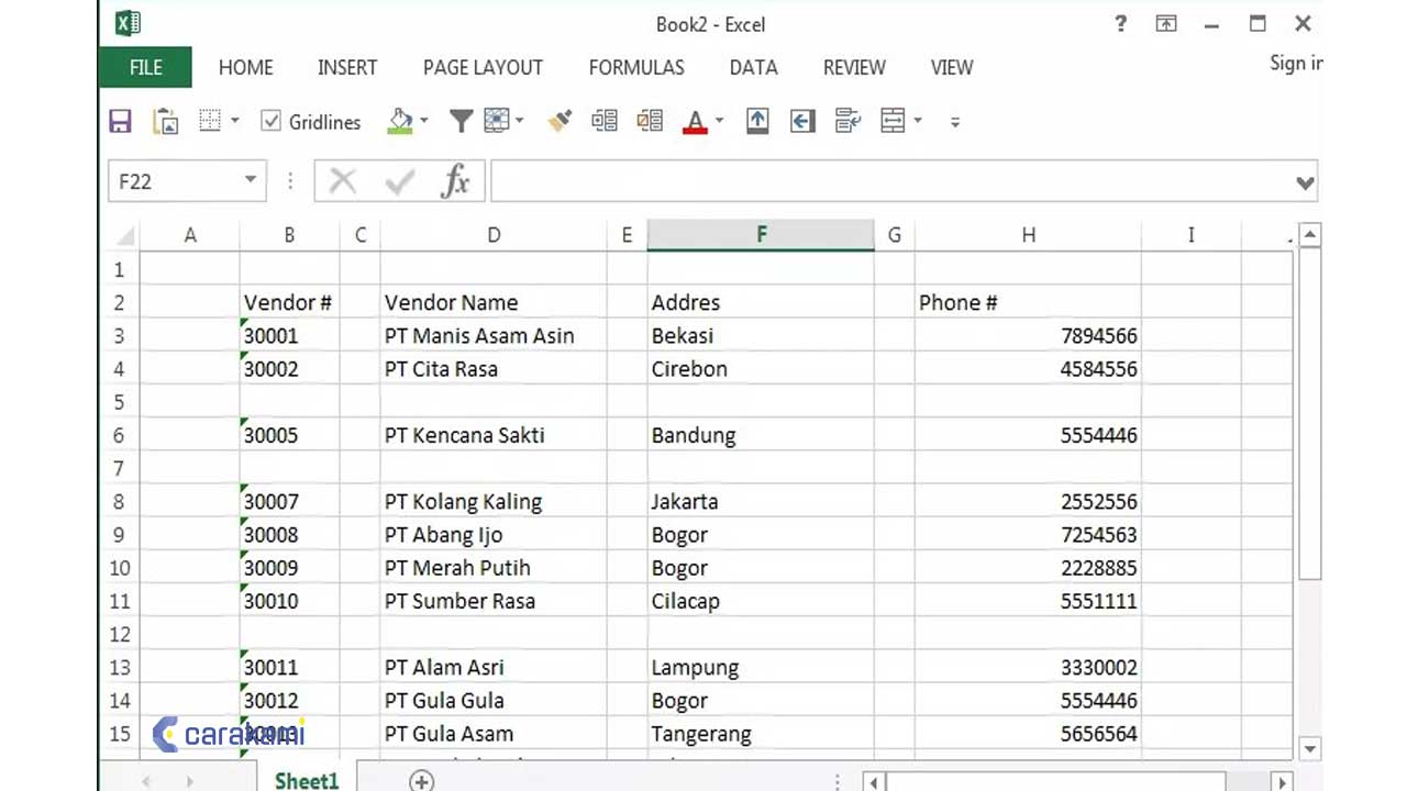 Cara Menghapus Beberapa Baris Dan Kolom Kosong Microsoft Excel Dengan Cepat