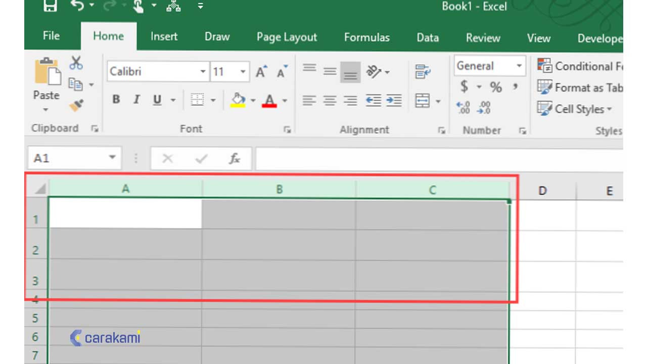 Cara Mengubah Tinggi Baris (Row Height) Di Microsoft Excel