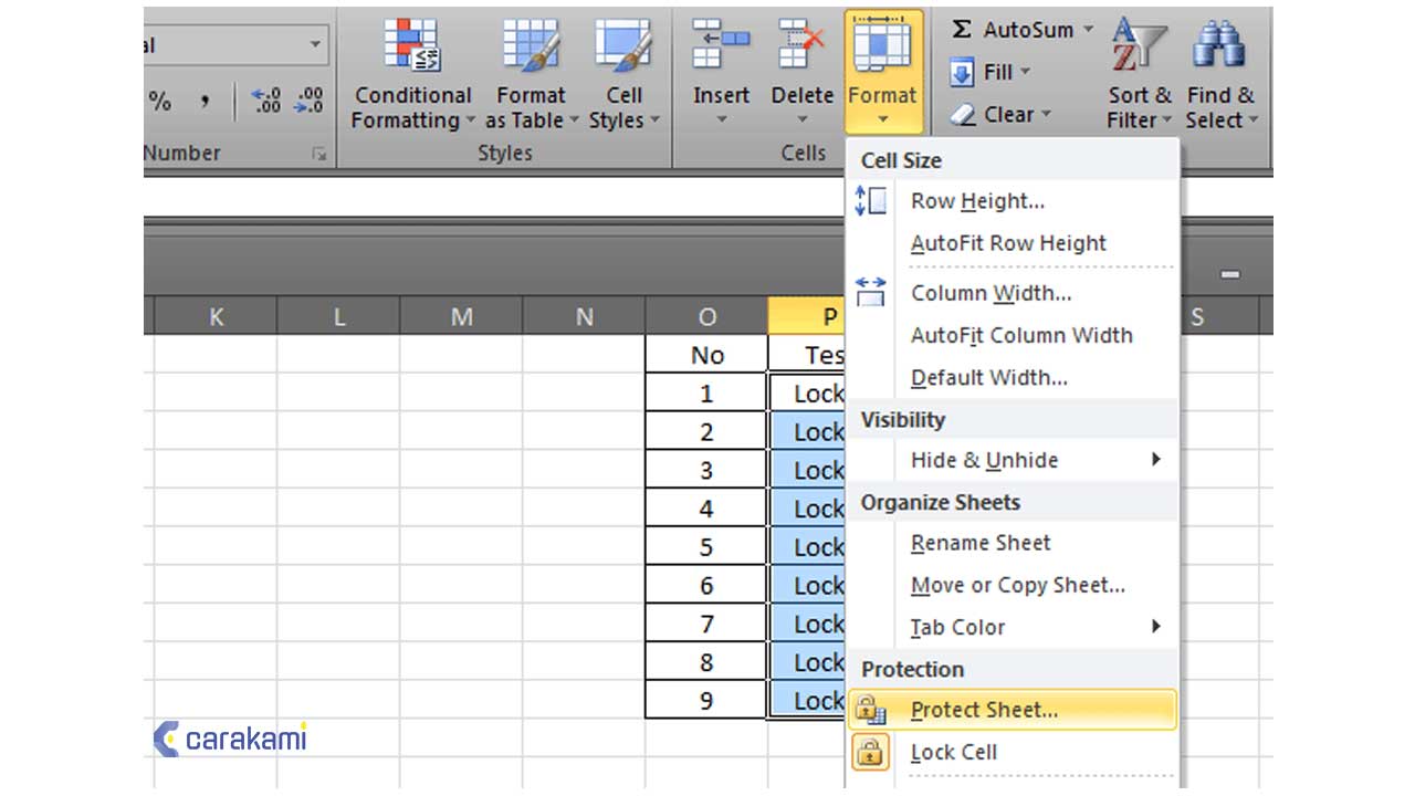 Cara Mengunci Dan Memproteksi Sel Tertentu Dari Pengeditan Di Excel