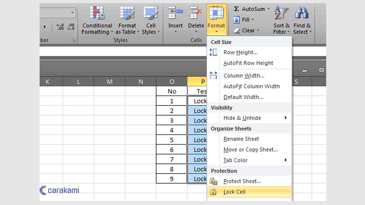 Cara Mengunci (Lock) Gambar Di Sebuah Sel Microsoft Excel