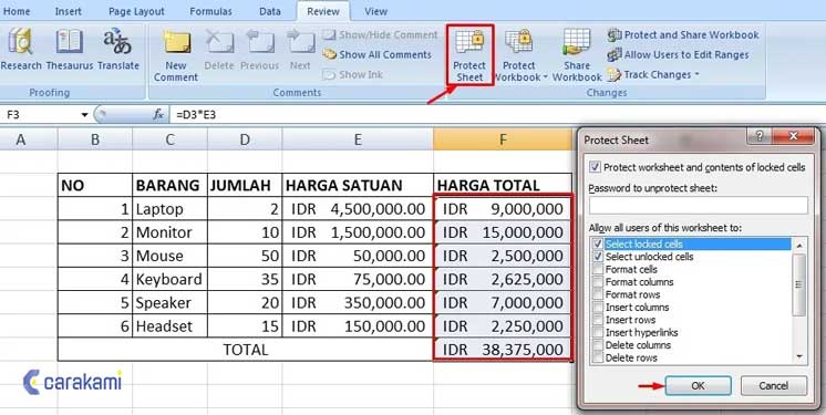 Cara Menyembunyikan Formula Bar Microsoft Excel