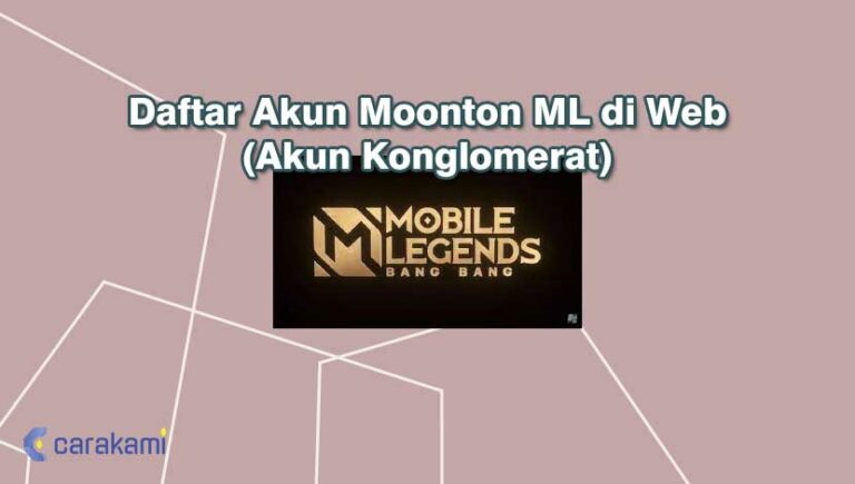 Daftar Akun Moonton ML di Web (Akun Konglomerat) Daftar Akun Moonton ML di Web (Akun Konglomerat)