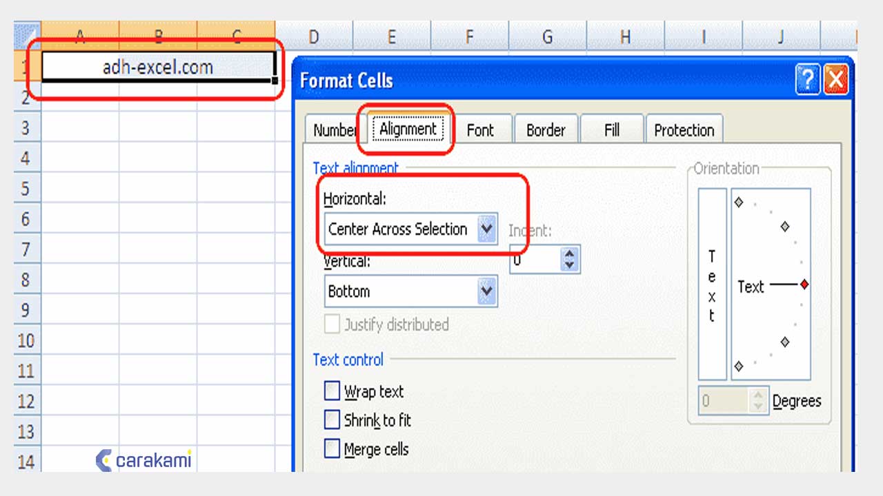 Cara Meletakkan Teks Di Tengah Tanpa Menggabungkan Sel Excel