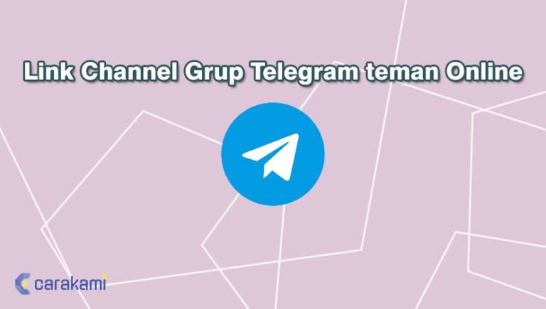 Grup Telegram pertemanan online untuk menemukan teman baru di Indonesia