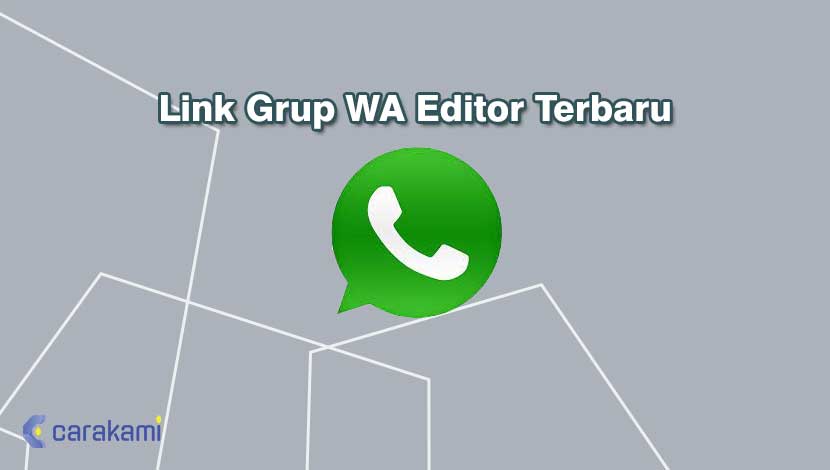 Link Grup WA Editor Terbaru