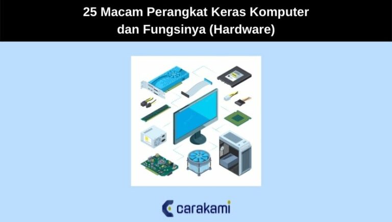 25 Macam Perangkat Keras Komputer Dan Fungsinya Hardware