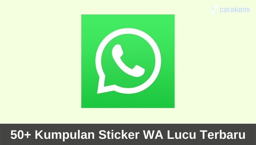 Sticker WA Lucu
