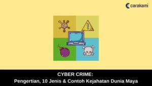 CYBER CRIME: Pengertian, 10 Jenis & Contoh Kejahatannya