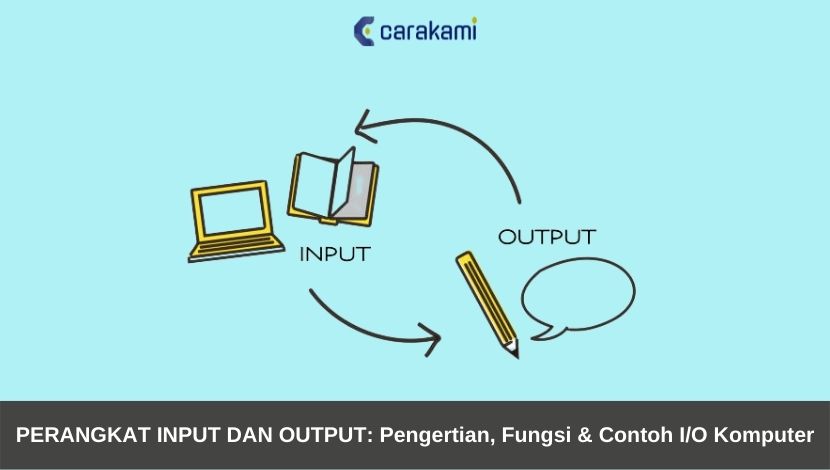 Perangkat Input Dan Output Pengertian Fungsi And Contoh I O Komputer