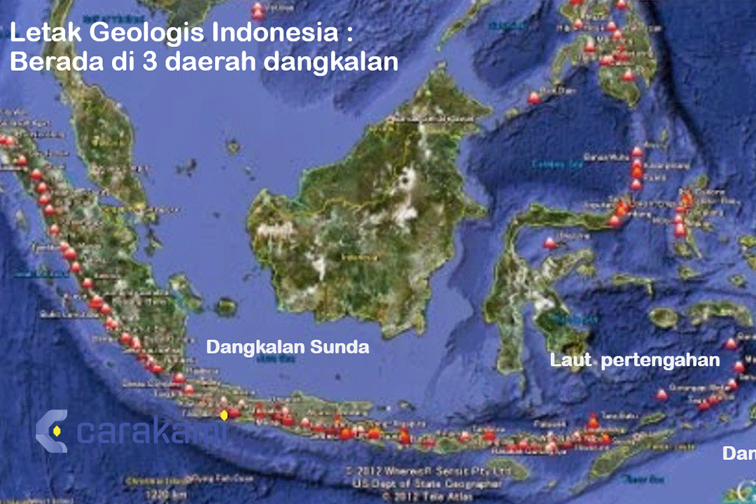 Letak Astronomis, Geografis dan Geologis Indonesia & Pengaruhnya