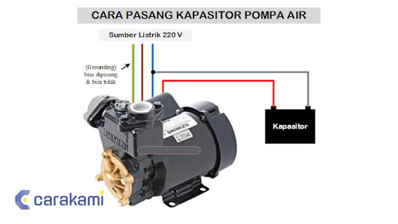 Skema Kabel Kapasitor Pompa Air