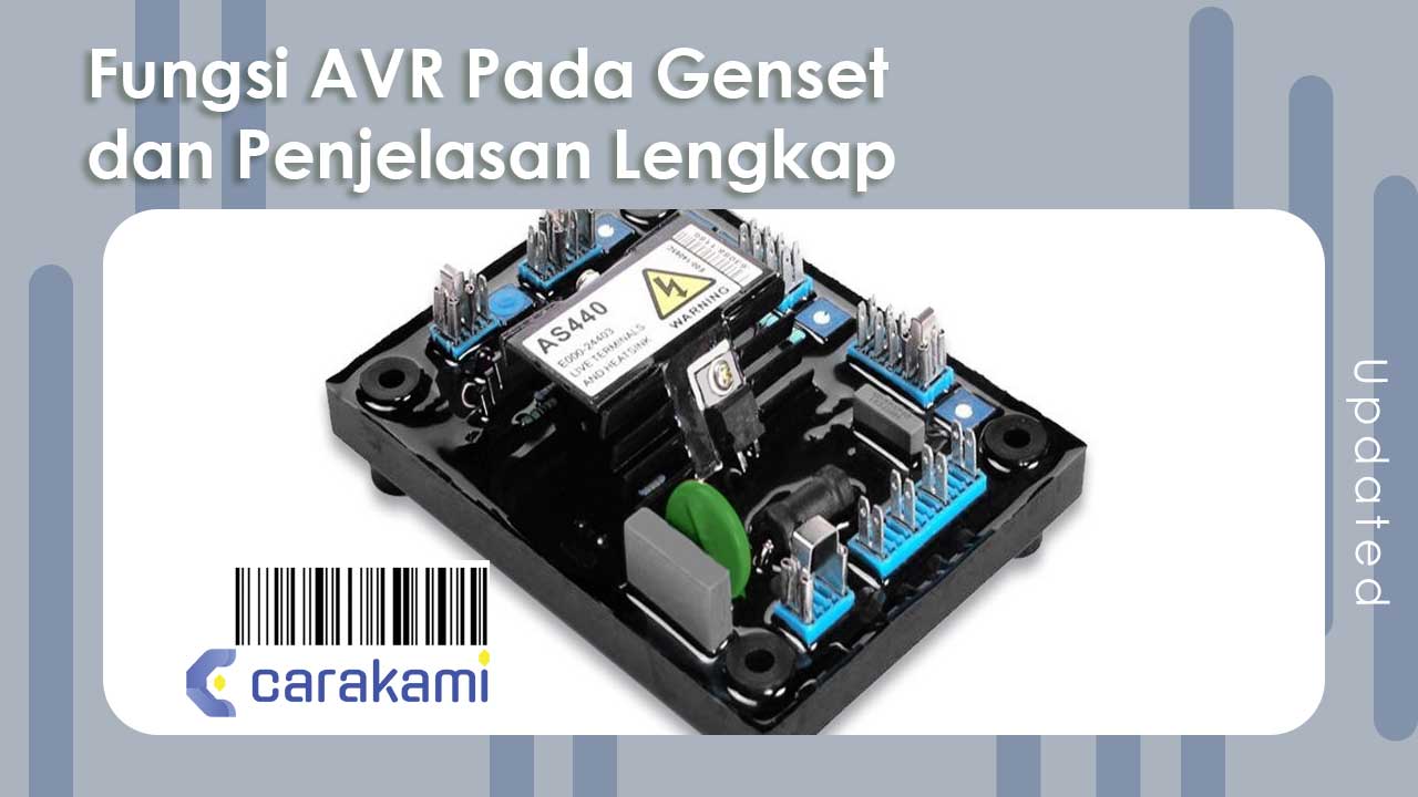 Fungsi AVR Pada Genset dan Penjelasan Lengkap