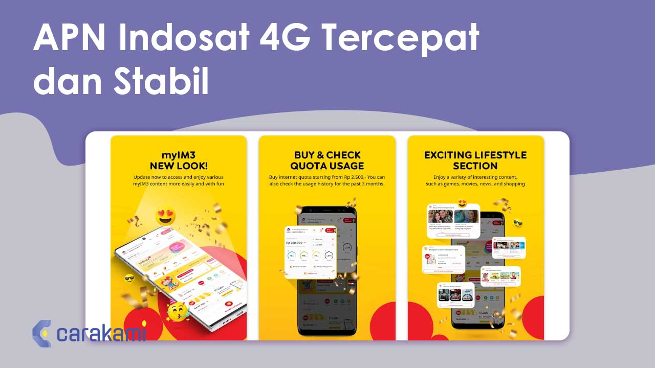APN Indosat 4G Tercepat Dan Stabil