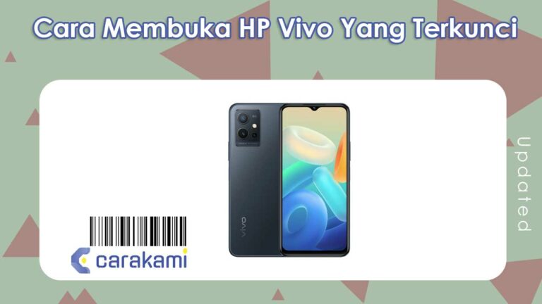 10 Cara Membuka HP Vivo Yang Terkunci Mudah
