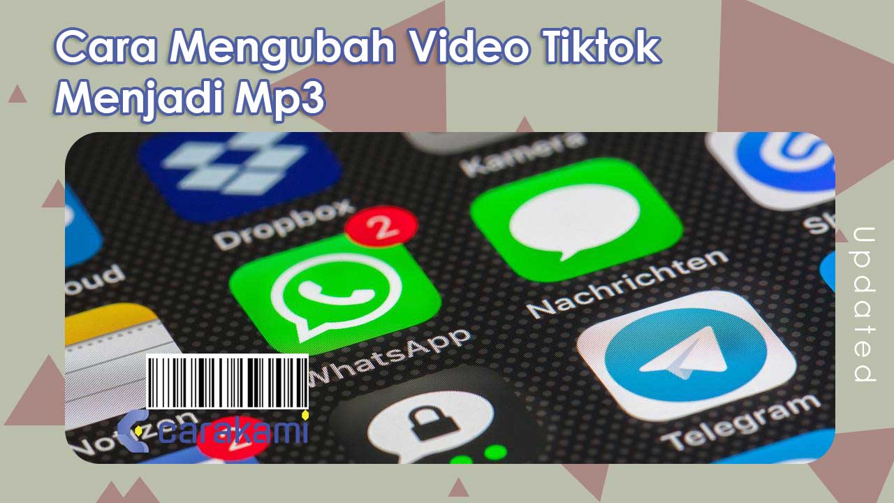 Cara Mengubah Video Tiktok Menjadi Mp3