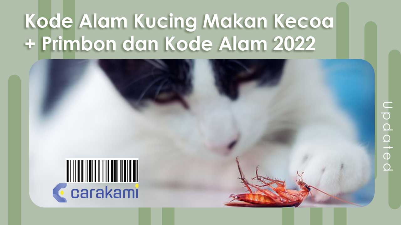 Kode Alam Kucing Makan Kecoa + Primbon dan Kode Alam 2022