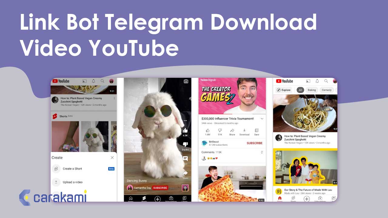 Link Bot Telegram Download Video YouTube Terbaru