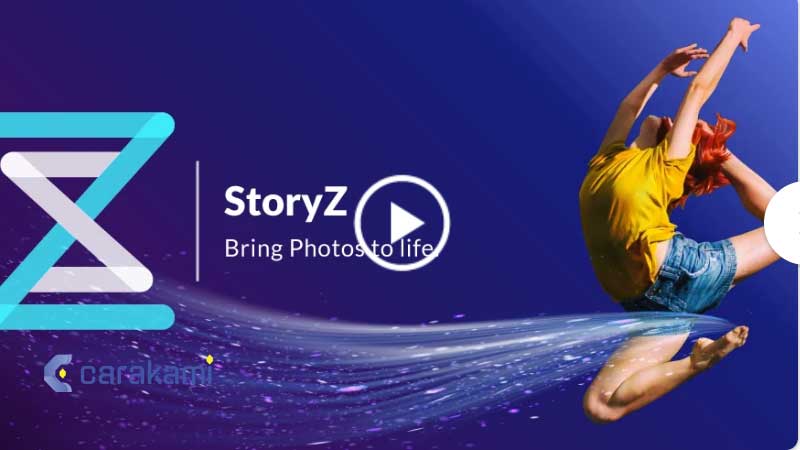 Cara Membuat Foto Bergerak Kanan Kiri yang lagi Hits StoryZ Photo Motion & Cinemagraph