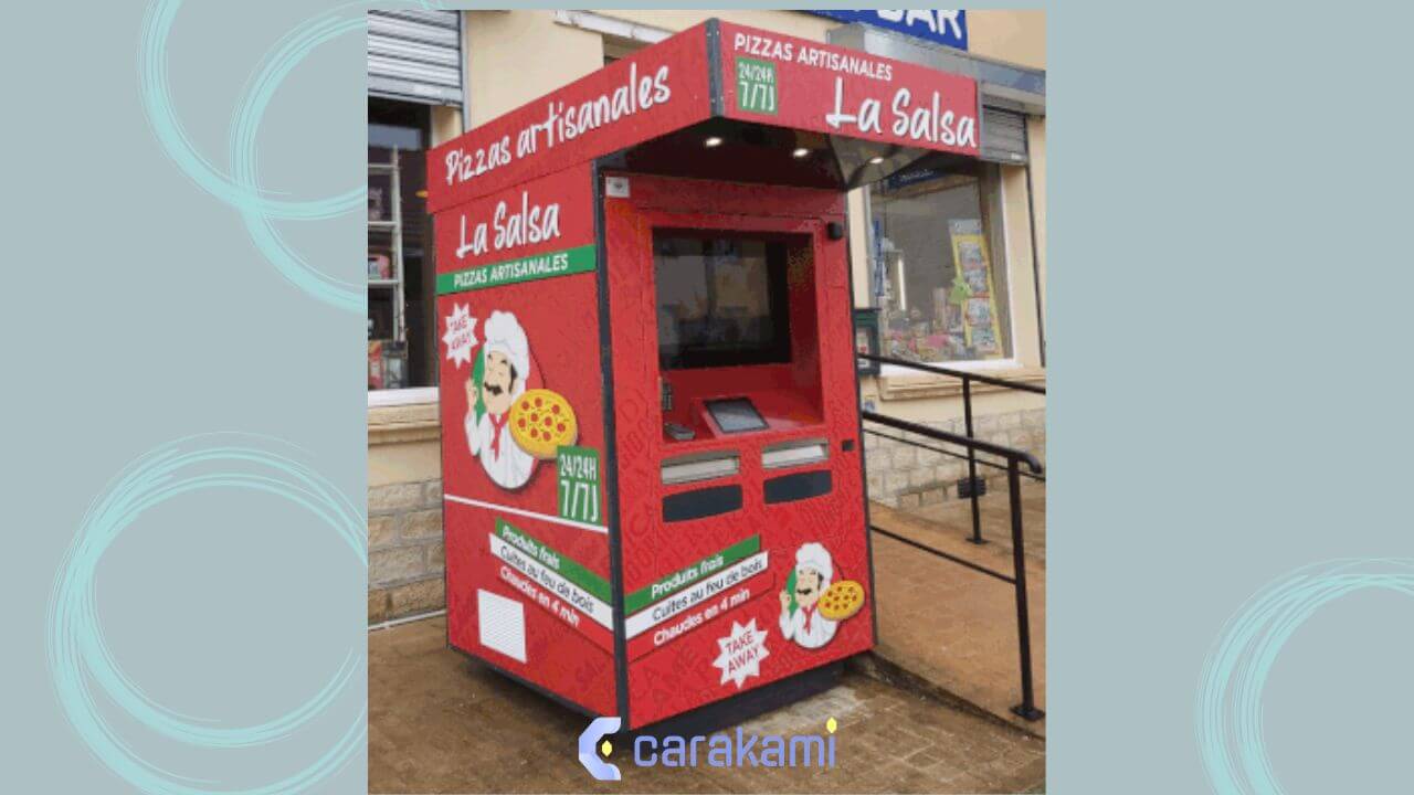 Pizza vending machine