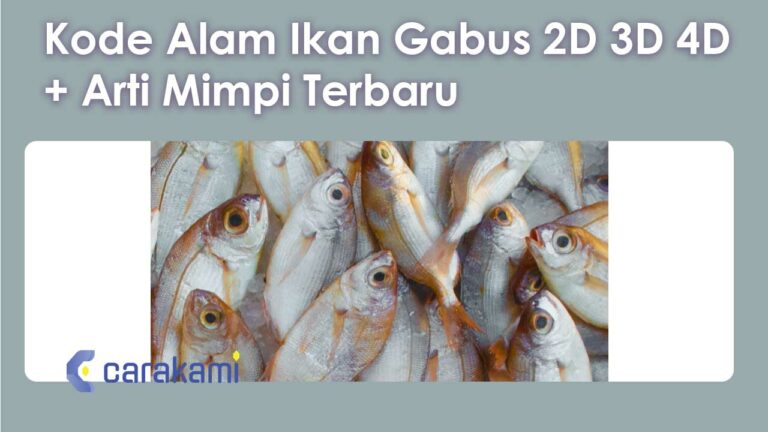 20+ Kode Alam Ikan Gabus 2D 3D 4D + Arti Mimpi Terbaru