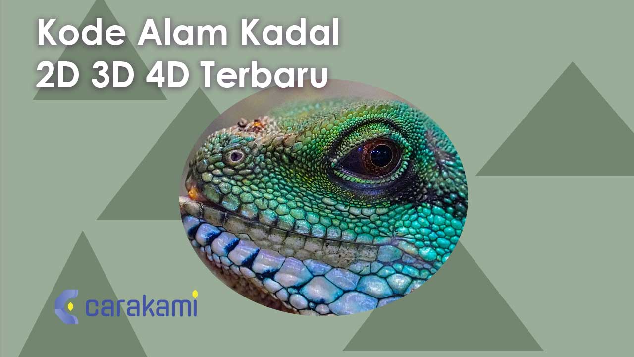Kode Alam Kadal 2D 3D 4D Terbaru