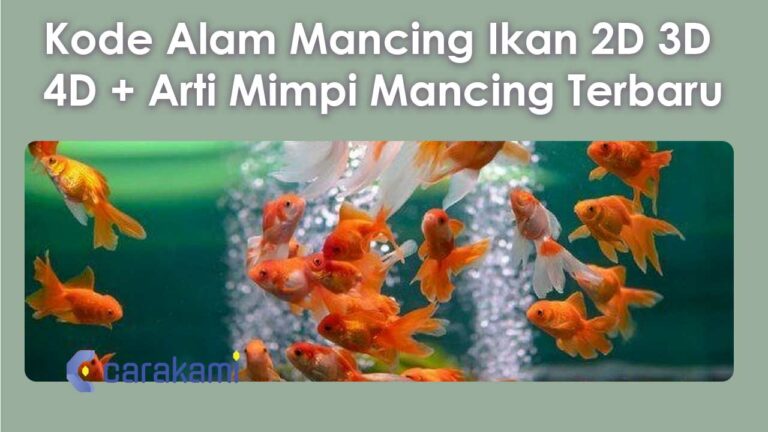 Tafsir mimpi terbaru mancing ikan 4d