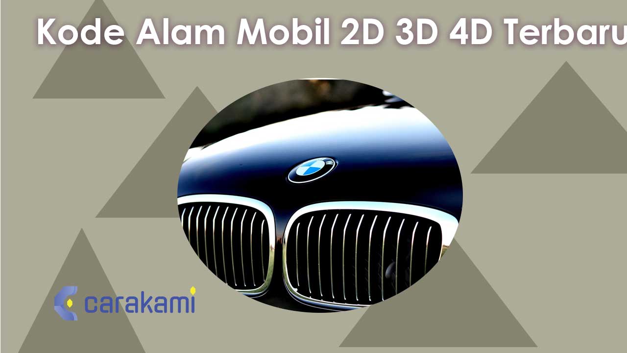 Kode Alam Mobil 2D 3D 4D Terbaru