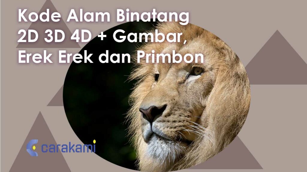 Kode Alam Binatang 2D 3D 4D + Gambar, Erek Erek dan Primbon Terbaru