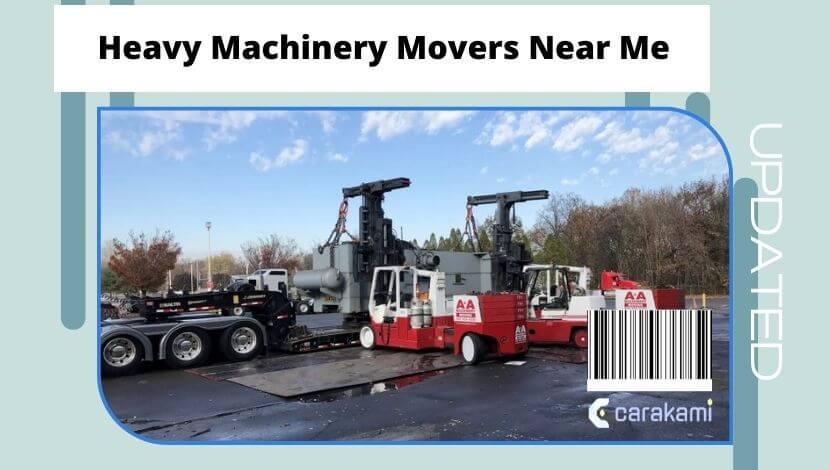 Heavy Machinery Movers Near Me